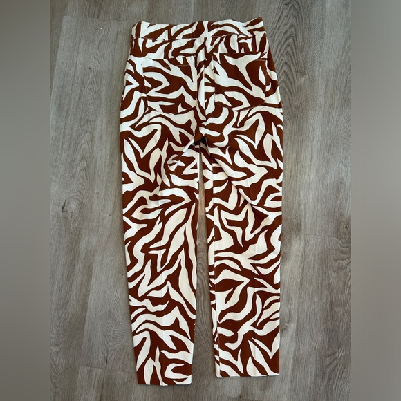 Spanx Stretch Zebra Print Straight Pants - Picture 2 of 3